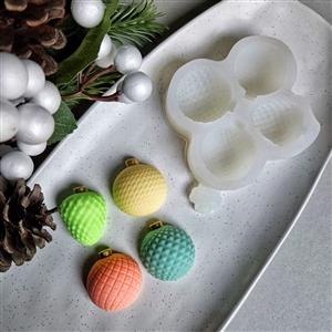 Silicone mold - Christmas baubles