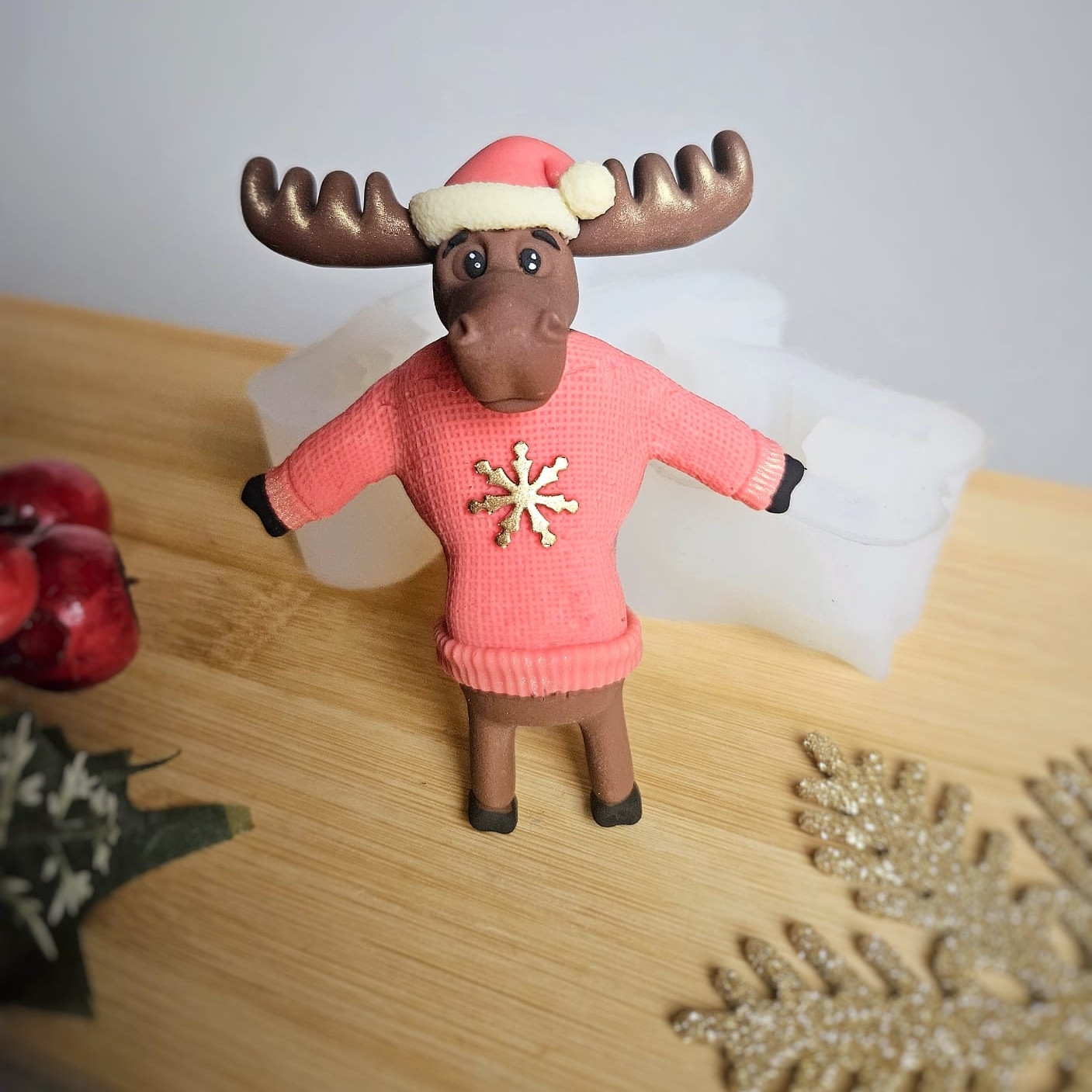 Silicone mold - Christmas deer