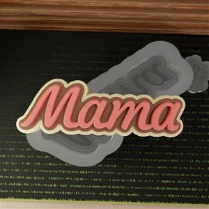 Silicone mold - Mother`s day
