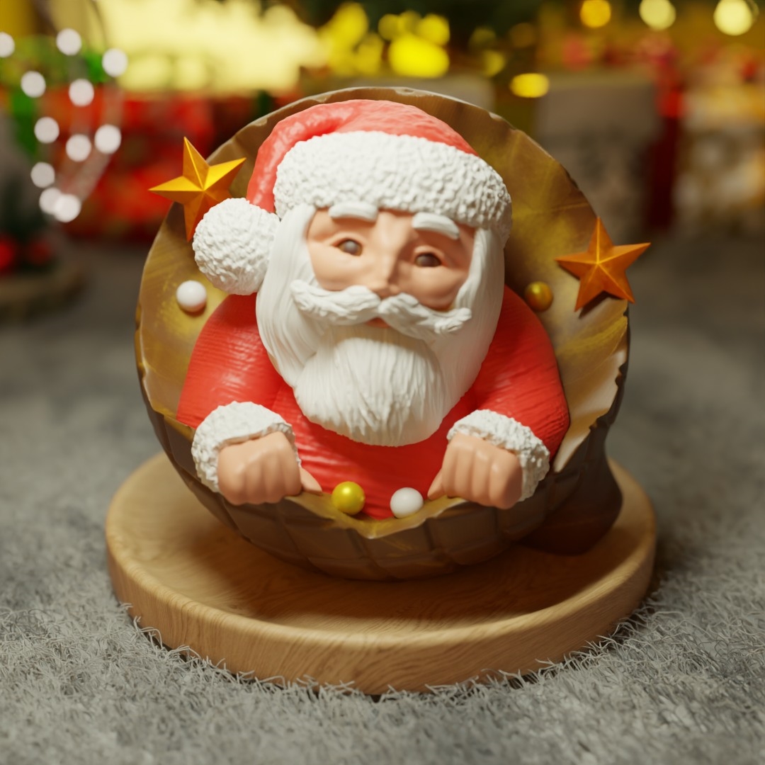 Silicone mold - Santa