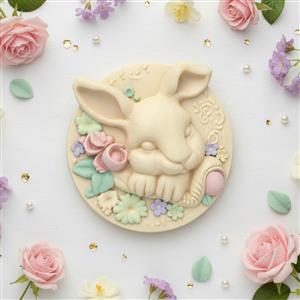 Медальон - Спящий кролик